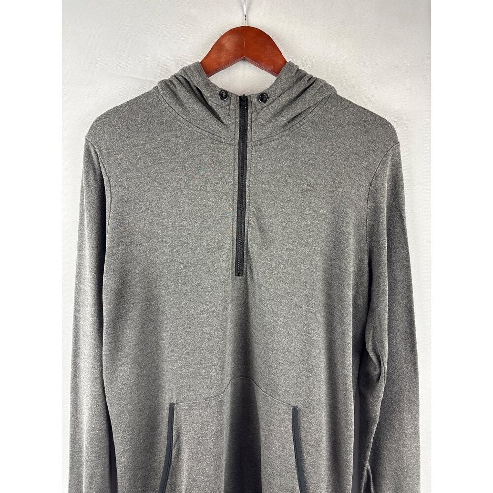 Threads 4 Thought Medium Gray Half-Zip Hoodie